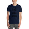 Nerva (XNV) - unisex t-shirt - black design - navy