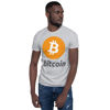 Bitcoin (BTC) - Unisex T-Shirt - Color Design - Sporty Grey
