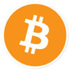 Bitcoin (BTC) bubble-free stickers - logo only - 5in