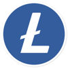 Litecoin (LTC)  bubble-free stickers - logo only - 5in 