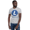 Litecoin (LTC) - unisex t-shirt - color design - sport grey