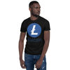 Litecoin (LTC) - unisex t-shirt - color design - black