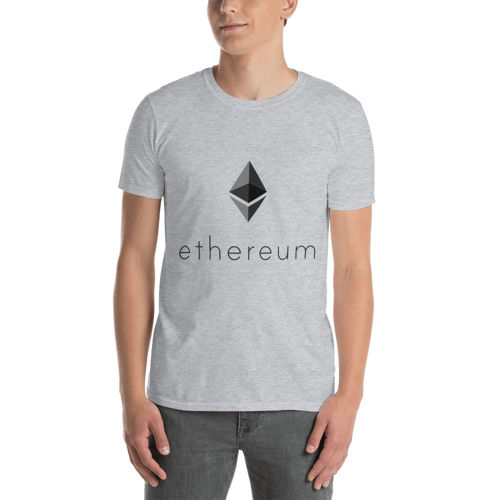 Ethereum (ETH) - Unisex T-Shirt - Color Design - Sporty Grey