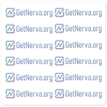 Nerva (XNV) Bubble-Free Stickers - GetNerva.org - 5.5in