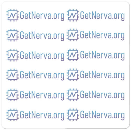 Nerva (XNV) Bubble-Free Stickers - GetNerva.org - 5.5in